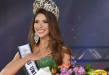 DESPUES DI A RENUNCIA SU TITULO LAURA OLASCUAGA TA CLA PA MISS UNIVERSE