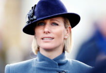 NIETA DI REINA ELIZABETH A DUNA LUZ RIBA VLOER DEN BAÑO