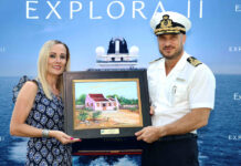 UN BARCO CRUCERO DI LUHO DI MAS NOBO DEN E LINEA DI MSC CRUISES ‘EXPLORA JOURNEYS’