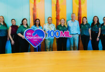 ARUBA BANK TA HACI DONACION DI AWG 100,000 NA BAN UNI MAN PA CRIA NOS MUCHANAN